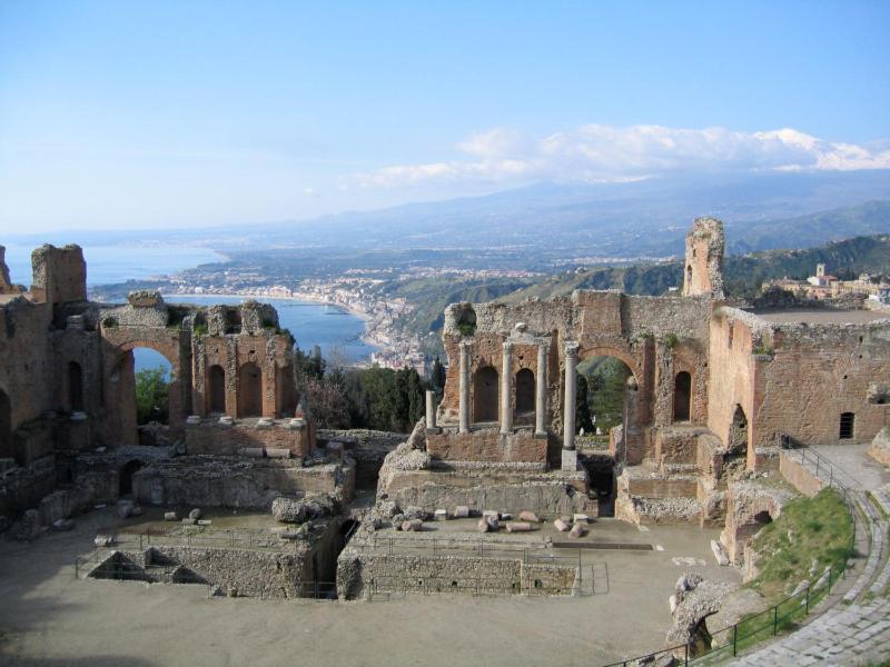 Ferienwohnung Casa Flavia Taormina Exterior foto